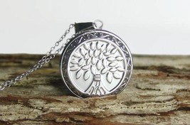 photo locket necklace,white tree of gondor,tree locket,tree of life - £14.37 GBP
