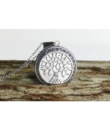 photo locket necklace,white tree of gondor,tree locket,tree of life - £14.13 GBP