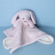 Easter Bunny Rabbit Plush Pink Lovey Security Blanket Stuffed Animal 17&quot;... - $22.76