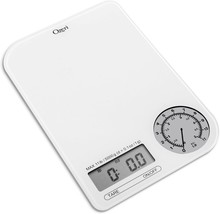 Gray Dial Ozeri Rev Digital Kitchen Scale With Electro-Mechanical Weight... - $29.95