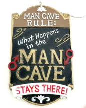 Kurt Adler Christmas Ornament What Happens In The Man Cave  - $13.81