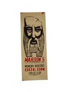 Maroon 5 Silkscreen Poster Five Wise Guy Odoen - $663.24 MXN