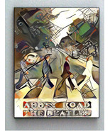 Framed Abstract The Beatles Abbey Road 8.5X11 Art Print Limited Ed. w/si... - £15.02 GBP