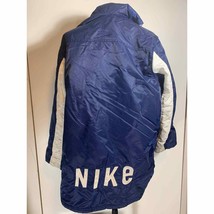 Nike Jacket Size Large White Tag Vintage Big Spell Out 90’s Y2K Rain Field Coat - £33.69 GBP