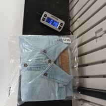 Vintage Faded Glory FGM46F01 Mens Small Blue Denim Shirt Long Sleeve Button-Down image 11