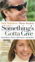 SOMETHING&#39;s GOTTA GIVE (VHS) *NEW* man with younger girlfriend falls for her mom - £4.71 GBP
