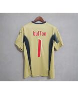 Brazil 2006 Home Goalkeeper Short Sleeve Shirt Name Set BUFFON#1 - $33.25