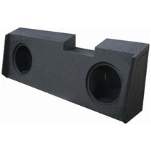QPOWER Dual 10&quot; Sealed Woofer Box for Chevy/GMC Crew Cab or Double Cab &#39;19-&#39;2... - £123.59 GBP