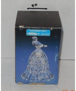 House Of Lloyd Songbird Crystal Bell with Glass Clacker &amp; Flared Base Wi... - €22,14 EUR