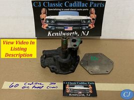 OEM 60 Cadillac 390 Engine OIL PUMP #1471485/#3511606 **CORE* - $222.74