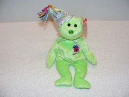 2002 TY BEANIE BABIES &quot;AUGUST&quot; BIRTHDAY BEAR With HOLOGRAM TAG GUC  - £10.38 GBP