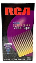 Rca T120 Blank Vhs Tape New Sealed HI-FI Stereo Video Tape 6HR, Vcr, Recordable - £3.98 GBP