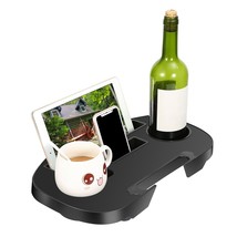 Zero Gravity Chair Side Table Cup Holder Tray Clip For Garden Beach Lounge Chair - £31.45 GBP