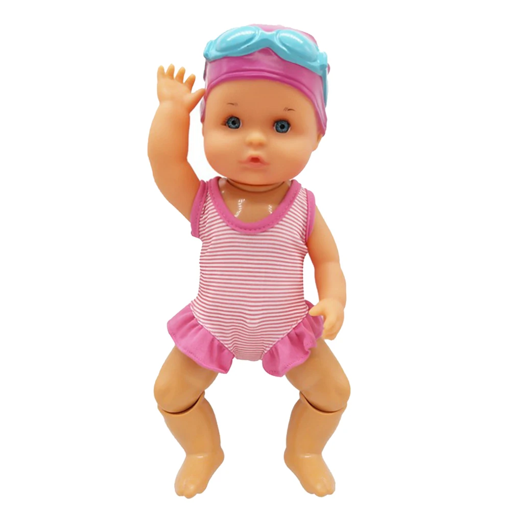 Toddler Bathtub Pool Swimming Doll Swim in Water Baby Dolls Party Favors - £23.53 GBP+