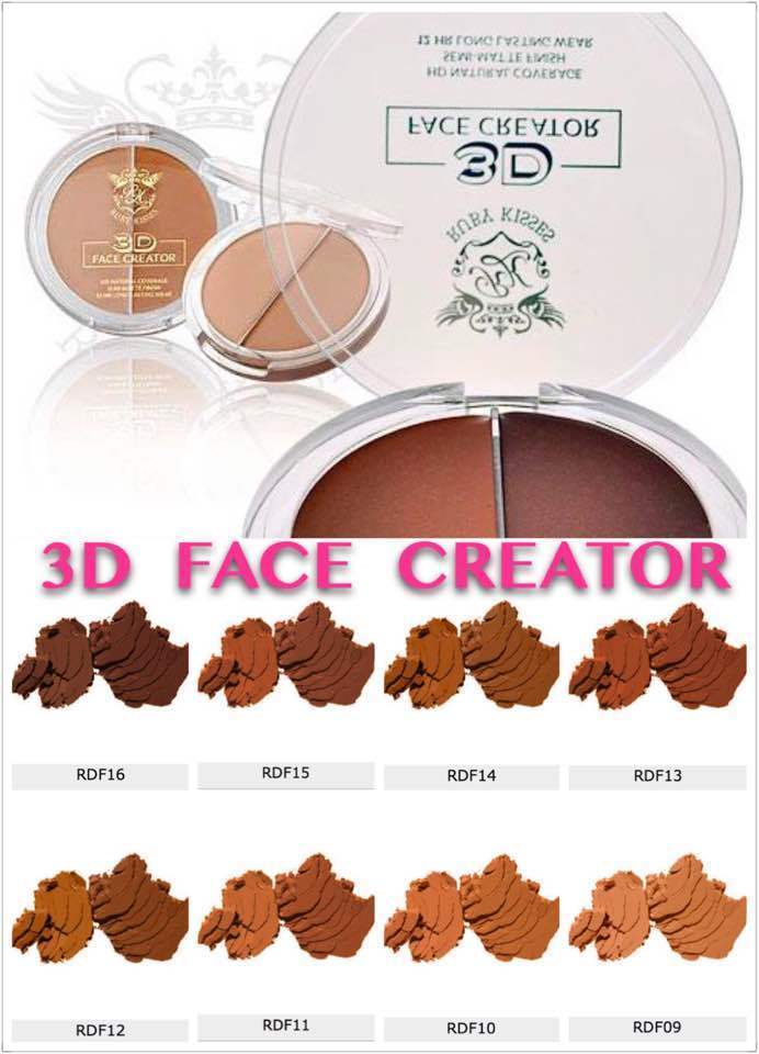 RUBY KISSES 3D FACE CREATOR HD NATURAL COVERAGE SEMI MATTE FINISH 12 HR ... - $5.99