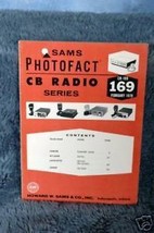 Sams Photofact CB Radio CB-169 February 1978 - $6.00