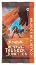 Six (6) Magic the Gathering Outlaws of Thunder Junction Collector Booster Packs - $112.67