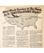1944 Fruehauf Trailer Co TWA Constellation Flights Advertisement WW2 Era... - $641.66 MXN