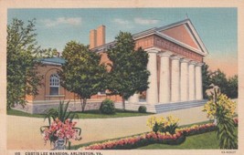 Arlington Virginia VA Custis Lee Mansion 1942 Postcard C07 - £2.35 GBP