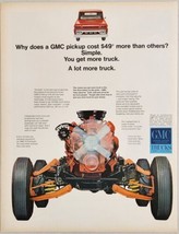 1966 Print Ad GMC Pickup Truck Costs More Than Others Lot More Truck - £14.10 GBP