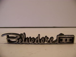 1967 Plymouth Belvedere Ii Glove Box Door Emblem Oem - £31.85 GBP
