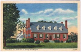 Postcard Birthplace Of George Washington Wakefield Virginia - £3.07 GBP