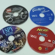 Nintendo Wii Games Lot of 4 Bundle I Spy Nerf Speed Racer Pirates Caribbean - £17.85 GBP