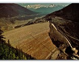 Mica Dam Revelstoke British Columbia Canada Unp Cromo Postrcard P28 - $3.03
