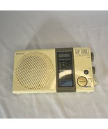 VTG SONY TAP TUNES AM/FM TV High/TV Low/4Band Receiver ICF-S77W Tested W... - £18.35 GBP