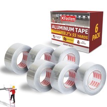 Pack of  6 XFasten Pro Aluminum Foil Tape 2&quot;x 55 Yards UV &amp; Weather Resi... - $824.85 MXN