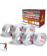 Pack of  6 XFasten Pro Aluminum Foil Tape 2&quot;x 55 Yards UV &amp; Weather Resi... - $824.85 MXN