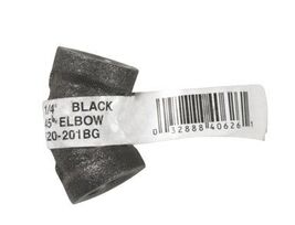 1/4&quot; 45 Black Degree Elbow - $23.16 CAD