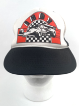 Vintage Indy Trucker Hat Cap Mesh Snapback Car Racing - £32.77 GBP