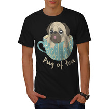 Pug Mug Of Tea Shirt Cute Dog Men T-shirt - $12.99