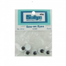 6 Pack Sew-on Wiggly Eyes - $6.38