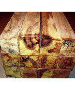 KILN DRIED: EIGHT (8) AMBROSIA MAPLE TURNING LUMBER LATHE WOOD 2&quot; X 2&quot; X... - $53.63 CAD