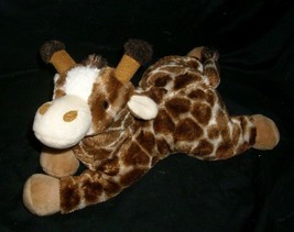 15&quot; Baby Giraffe Laying Jeremy Fiesta Laydown Brown Tan Stuffed Animal Plush Toy - £18.68 GBP