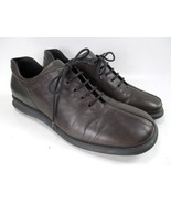 ECCO  Brown Leather Lace Up Casual Oxford Shoes Women&#39;s Size US 7-7.5 - £19.92 GBP