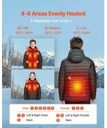 VEVOR Heated Jacket for Men with 7.4V Battery Pack Winter Soft Shell Lin... - $185.05 CAD