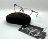 TOM FORD Women&#39;s Eyeglasses TF5743-B  078 TRANSPARENT PURPLE ITALT BLUE ... - $134.71