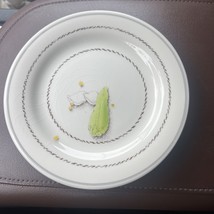 Set Of 6 Gien Olive Green Oyster Plates VTG French Earthenware - $1,637.05 MXN