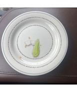 Set Of 6 Gien Olive Green Oyster Plates VTG French Earthenware - $1,637.05 MXN