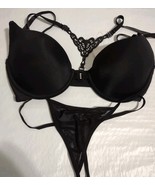 New Hers by Herman 2 Pc Bra &amp; Thong Set 38B/L (Runs Small) - $14.11 CAD