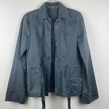 Sanctuary Jacket Sz M Women&#39;s cinched jacket adorable Paisley interior accents. - £21.86 GBP
