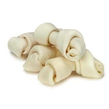 Natural Rawhide Dog Bones Dental Treats Long Lasting Knotted Beef Chews ... - £9.41 GBP+