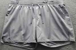 Tek Gear Running Short Men 4XB Gray Mesh Lined Kee Loop Elastic Waist Dr... - $18.41