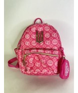 Wicked Glinda Pink Small Mini Backpack Bag With Bag Charm And Pouch NEW - $65.00