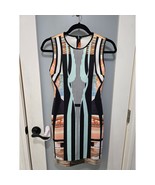 Clover Canyon Desert Print Bodycon Dress S Sleeveless Graphic Sheath - $89.00