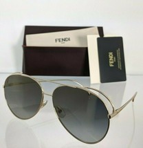 Brand New Authentic Fendi FF 0286/S Sunglasses J5GFQ Gold Frame 0286 - £118.26 GBP