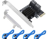 Pcie Sata Card 4 Port ,Pci Express To Sata 3.0 Ports Expansion Controlle... - $54.99